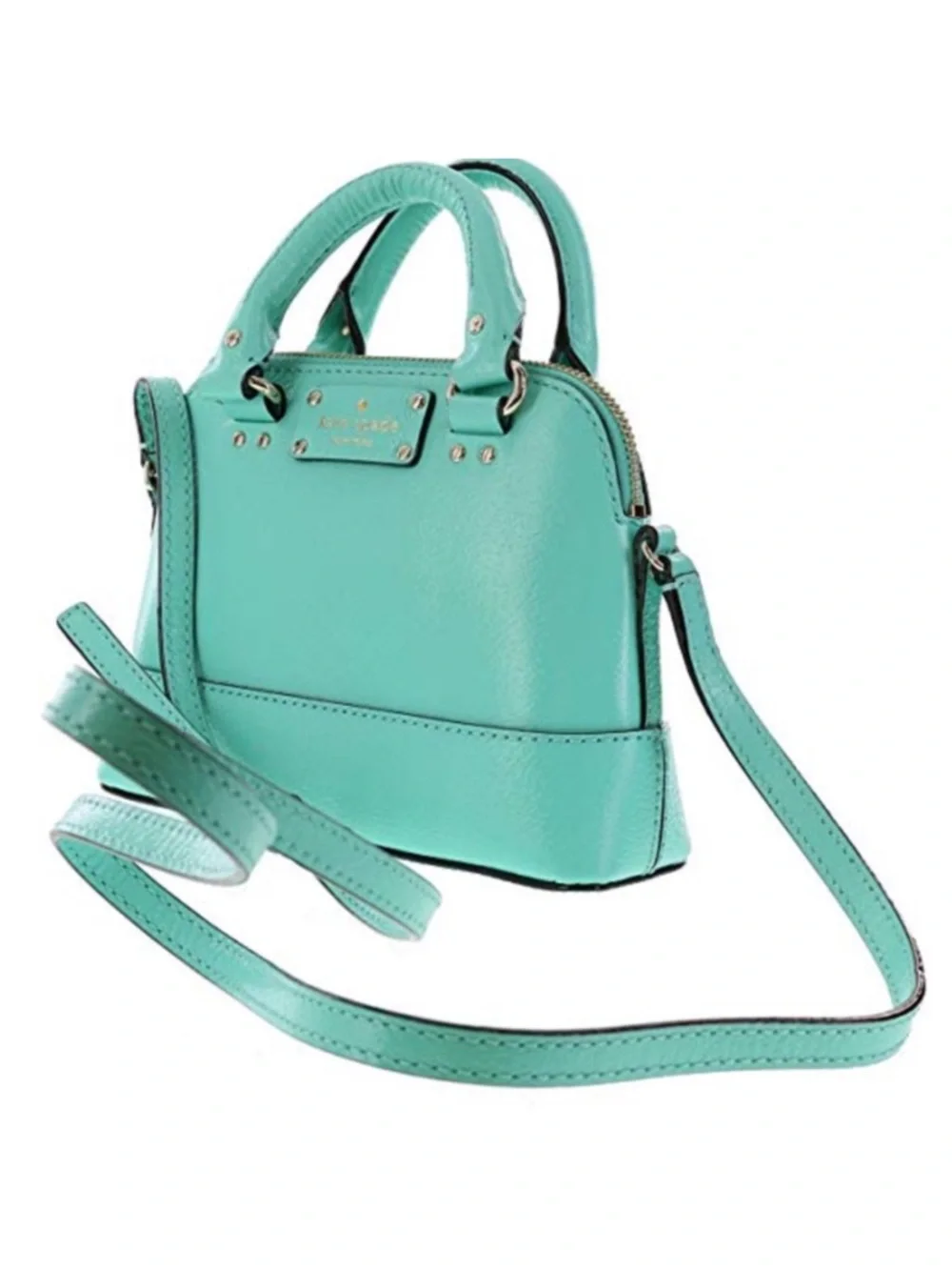 Kate Spade Wellesley Mini Rachelle Satchel/Crossbody in fresh air/tiffany blue